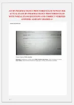 ATI RN PHARMACOLOGY PROCTORED EXAMS NEWEST 2026 PACKAGE DEAL&vert; DIFFERENT VERSIONS WITH COMPLETE REAL EXAM QUESTIONS AND CORRECT VERIFIED ANSWERS&sol; ALREADY GRADED A&plus;&vert;  RN PHARMACOLOGY PROCTORED EXAM  PREP &lpar;MOST RECENT&excl;&excl;&rpar;