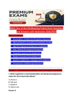 NACE Care of the Childbearing Family Exam Questions &NewLine;and Answers with Rationales 2026&sol;2027