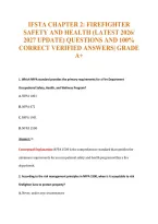 Ifsta  Exam Compilations with Complete & Verified Solutions