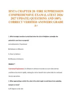 Ifsta  Exam Compilations with Complete & Verified Solutions