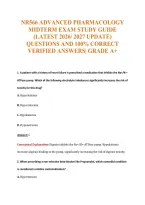 Nr566 Exam Compilations with Complete & Verified Solutions