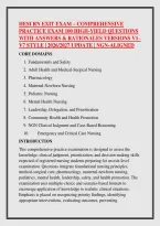 Hesi Rn Exit Exam &ndash; Comprehensive &NewLine;Practice Exam 100 High-Yield Questions &NewLine;With Answers & Rationales Versions V1&NewLine;V7 Style &vert; 2026&sol;2027 Update &vert; Ngn-Aligned 