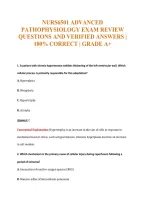 Nurs6501 Exam Compilations with Complete & Verified Solutions