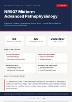 NR507 Advanced Pathophysiology Midterm Exam 2026&sol;2027 &ndash; Questions and Answers &vert; Complete Verified Answers &vert; Detailed Rationales &ndash; Pass Guaranteed &ndash; A&plus; Graded 