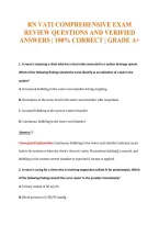 Rn Vati Exam Compilations with Complete & Verified Solutions