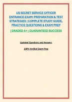 Us Secret Service Officer Entrance Exam&colon; Preparation & Test Strategies &vert; Complete Study Guide&comma; Practice Questions & Exam Prep