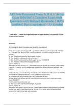 &NewLine;ATI Peds Proctored Form A&comma; B & C Actual Exam 2026&sol;2027 &vert; Complete Exam-Style Questions with Detailed Rationales &vert; 100&percnt; Verified &vert; Pass Guaranteed &ndash; A&plus; Graded