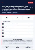 NUR 210 Transition to Practice Capstone Exam 3 Fortis 2026&sol;2027 &ndash; Questions and Answers &vert; 100&percnt; Verified &vert; Detailed Rationales &ndash; Pass Guaranteed &ndash; A&plus; Graded