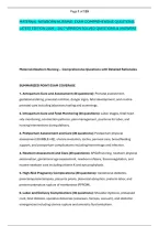Maternal-Newborn Nursing  Exam Comprehensive Questions &NewLine;Latest Edition 2026 &ndash; 2027 Version Solved Questions & Answers
