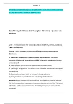 Davis Advantage For Maternal-Child Nursing Care &lpar;4Th Edition&rpar; Exam 2026 &NewLine;Solved Questions & Answers Verified 100 &percnt;