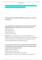 Maternity And Women's Health Care &lpar;13Th Edition&comma; Lowdermilk Et Al&period;&rpar; Exam &NewLine;2026 Solved Questions & Answers Verified 100 &percnt;