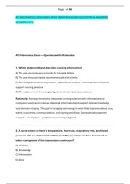 Ati Informatics 2026 Exam Latest Version Solved Questions & Answers &NewLine;Verified 100 &percnt;  