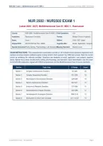 NUR 2502 MDC 3 Exam 1 2026&sol;2027 &vert; Rasmussen &vert; Complete Solutions &vert; Pass Guaranteed &ndash; A&plus; Graded&NewLine;&NewLine;