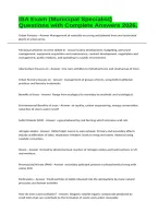 ISA Exam &lpar;Municipal Specialist&rpar; Questions with Complete Answers 2026&period;