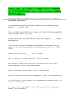 ISA Exam &lpar;Arborist Certification&rpar; PREP QUESTIONS With Actual Answers 2026-2027 Edition&period;