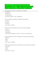 ISA Exam &lpar;Certified Arborist&rpar; Pre Questions &num;2 &ndash; PRF With Guaranteed Pass Solutions 2026-2027 Updated&period;