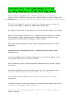 ISA Practice Test Questions and All Quality Answers 2026&sol;2027 Updated&period;