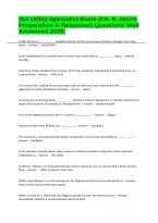 ISA Utility Specialist Exam &lpar;Ch&period; 6&colon; Storm Preparation & Response&rpar; Questions Well Answered 2026&period;
