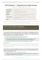 EVITP Modules 5-7 Exam 2026&sol;2027 &vert; Verified Q&A &vert; Grade A &vert; Pass Guaranteed &ndash; 100&percnt; Correct&NewLine;&NewLine;