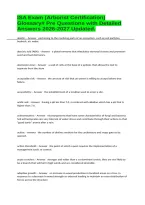 ISA Exam &lpar;Arborist Certification&rpar; Glossary&num; Pre Questions with Detailed Answers 2026-2027 Updated&period;