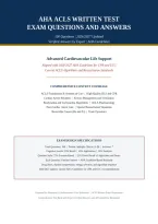 AHA ACLS WRITTEN ACTUAL EXAM 2026&sol;2027 &vert; Verified Questions & Expert Answers &vert; Latest Update &vert; Pass Guaranteed - A&plus; Graded&NewLine;&NewLine;