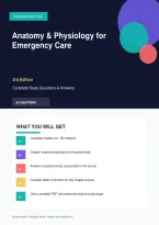 Anatomy & Physiology for Emergency Care 3rd Edition Test Bank &ndash; Questions and Answers