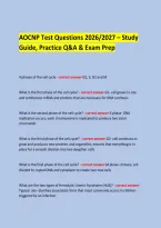  &NewLine;AOCNP Test Questions 2026&sol;2027 &ndash; Study Guide&comma; Practice Q&A & Exam Prep &NewLine;
