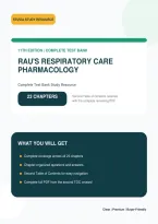 Rau's Respiratory Care Pharmacology 11th Edition Test Bank &ndash; Questions & Answers