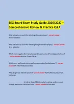  &NewLine;EEG Board Exam Study Guide 2026&sol;2027 &ndash; Comprehensive Review & Practice Q&A &NewLine;