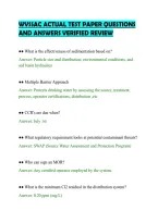 Wvssac Actual Test Paper Questions&NewLine;And Answers Verified Review