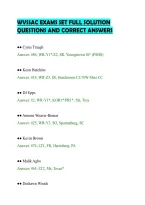 Wvssac Exams Set Full Solution&NewLine;Questions And Correct Answers