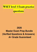 WSET Level 3 Exam Practice Questions 2026 &vert; Award in Wines Study Guide & Exam Review