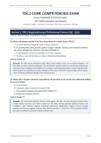 TDCJ CORE COMPETENCIES ACTUAL EXAM 2026&sol;2027 &vert; 100 Verified Questions & Answers &vert; Pass Guaranteed - A&plus; Graded&NewLine;&NewLine;