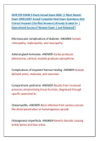 NUR 529 EXAM 3 Exam Actual Exam 2026 &vert;&vert; Most Recent &NewLine;Exam 2026&vert;2027 Actual Complete Real Exam Questions And &NewLine;Correct Answers &lpar;Verified Answers&rpar; Already Graded A&plus; &vert; &NewLine;Guaranteed Success&excl;&excl; Newest Exam &vert; Just Released&excl;&excl; 