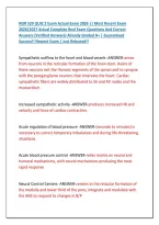 NUR 529 QUIZ 2 Exam Actual Exam 2026 &vert;&vert; Most Recent Exam &NewLine;2026&vert;2027 Actual Complete Real Exam Questions And Correct &NewLine;Answers &lpar;Verified Answers&rpar; Already Graded A&plus; &vert; Guaranteed &NewLine;Success&excl;&excl; Newest Exam &vert; Just Released&excl;&excl; 