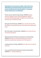 NUR 529 Exam 3 Exam Actual Exam 2026 &vert;&vert; Most Recent Exam &NewLine;2026&vert;2027 Actual Complete Real Exam Questions And Correct &NewLine;Answers &lpar;Verified Answers&rpar; Already Graded A&plus; &vert; Guaranteed &NewLine;Success&excl;&excl; Newest Exam &vert; Just Released&excl;&excl;