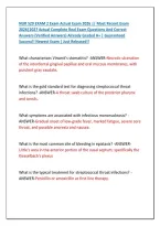 NUR 529 EXAM 2 Exam Actual Exam 2026 &vert;&vert; Most Recent Exam &NewLine;2026&vert;2027 Actual Complete Real Exam Questions And Correct &NewLine;Answers &lpar;Verified Answers&rpar; Already Graded A&plus; &vert; Guaranteed &NewLine;Success&excl;&excl; Newest Exam &vert; Just Released&excl;&excl; 