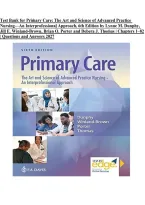 Test Bank for Primary Care&colon; The Art and Science of Advanced Practice Nursing&mdash;An Interprofessional Approach&comma; 6th Edition by Lynne M&period; Dunphy&comma; Jill E&period; Winland-Brown&comma; Brian O&period; Porter & Debera J&period; Thomas &vert; Chapters 1&ndash;82 Complete &vert; Questions & Answers 2027