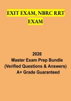 NBRC RRT Exit Exam 2026 &vert; Registered Respiratory Therapist Study Guide & Practice Review
