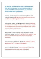 Bsc 2085 Exam 1 Exam Actual Exam 2026 &vert;&vert; Most Recent Exam &NewLine;2026&vert;2027 Actual Complete Real Exam Questions And Correct &NewLine;Answers &lpar;Verified Answers&rpar; Already Graded A&plus; &vert; Guaranteed &NewLine;Success&excl;&excl; Newest Exam &vert; Just Released&excl;&excl;