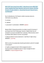 DECA TEST Exam Actual Exam 2026 &vert;&vert; Most Recent Exam 2026&vert;2027 &NewLine;Actual Complete Real Exam Questions And Correct Answers &lpar;Verified &NewLine;Answers&rpar; Already Graded A&plus; &vert; Guaranteed Success&excl;&excl; Newest Exam &vert; &NewLine;Just Released&excl;&excl;