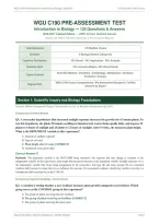 WGU C190 INTRO TO BIOLOGY ACTUAL EXAM BUNDLE PACK 2026&sol;2027 &vert; Questions & Answers 100&percnt; Correct &vert; Verified Solutions &vert; Pass Guaranteed - A&plus; Graded