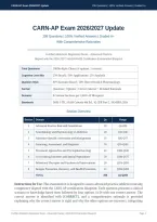 CARN-AP ACTUAL EXAM 2026&sol;2027 &vert; 208 Questions &vert; 100&percnt; Verified Answers Graded A&plus; &vert; With Rationales &vert; Pass Guaranteed&NewLine;&NewLine;