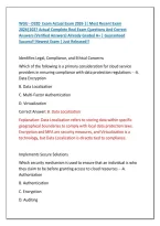 WGU - D320  Exam Actual Exam 2026 &vert;&vert; Most Recent Exam &NewLine;2026&vert;2027 Actual Complete Real Exam Questions And Correct &NewLine;Answers &lpar;Verified Answers&rpar; Already Graded A&plus; &vert; Guaranteed &NewLine;Success&excl;&excl; Newest Exam &vert; Just Released&excl;&excl;