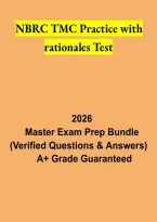 NBRC TMC Practice Test with Rationales 2026 &vert; Respiratory Therapy Exam Study Guide
