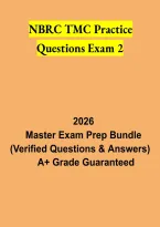 NBRC TMC Practice Questions Exam 2 2026 &vert; Respiratory Therapy Study Guide & Review