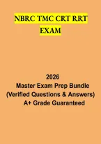 NBRC TMC CRT RRT Exam 2026 &vert; Respiratory Therapy Study Guide & Practice Review