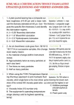 Icml Mla 1 Certification Tryout Exam Latest Updated Questions And Verified Answers 2026-2027&period;Pdf&NewLine;&NewLine;