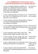 Ati Rn Comprehensive Exit Exam Latest Updated Questions And Answers 2026-2027 &period;Pdf