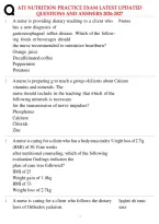 Ati Nutrition Practice Exam Latest Updated Questions And Answers 2026-2027&period;Pdf